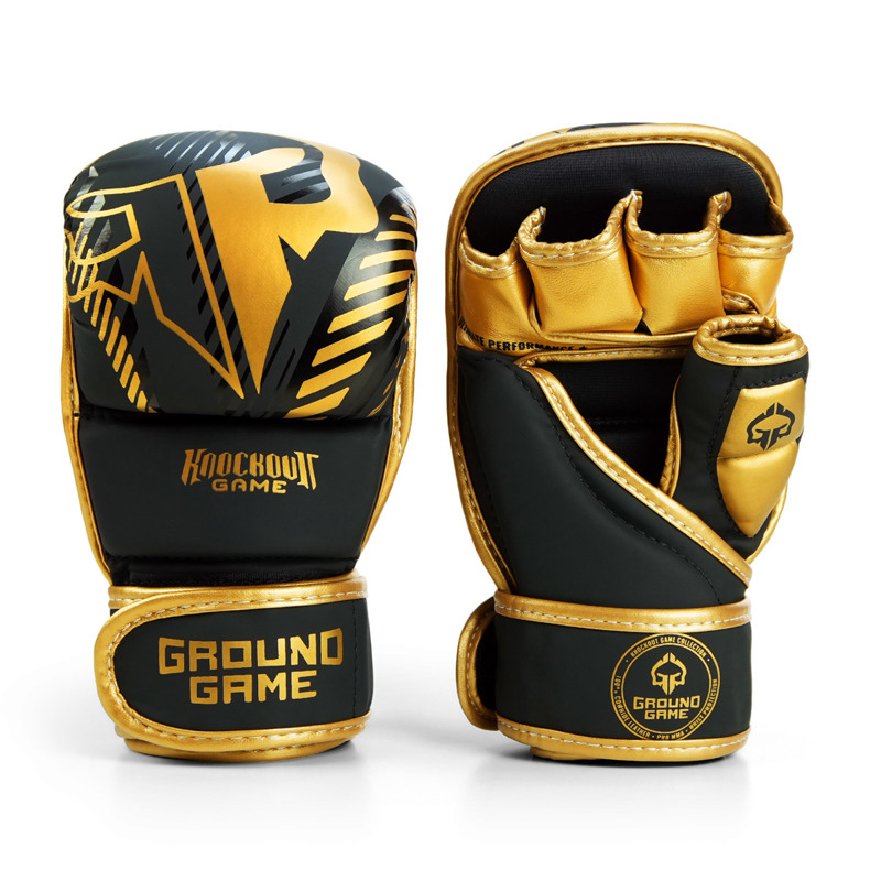 GROUNDGAME MMA sparring Gloves bling - black